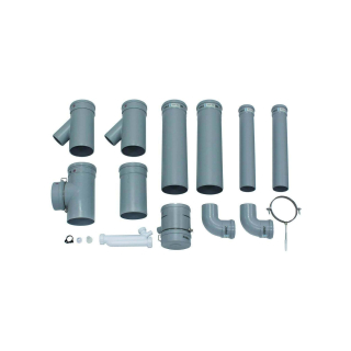 Vaillant Basis-Anschluss-Set DN 130 PP für 2 Geräte / 2er-Kaskade