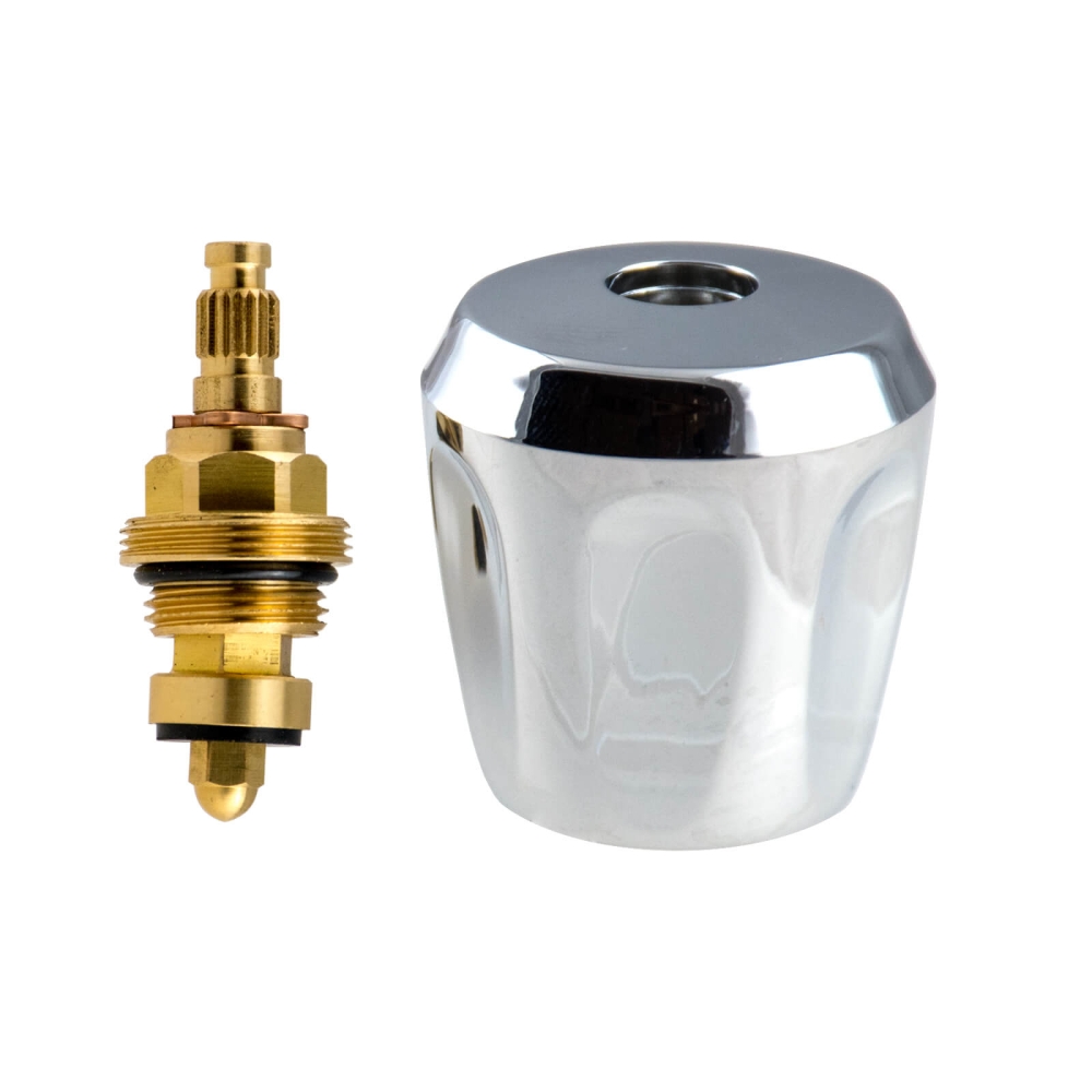 ASW Sanit&auml;r-Oberteil komplett mit Elektro-Haubengriff 3/8" Markierung blau