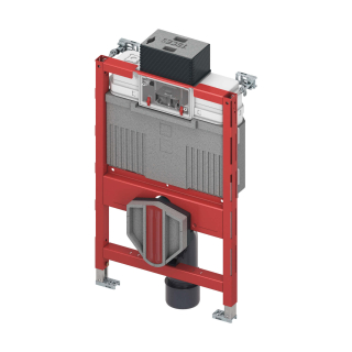 TECEprofil WC-Modul mit TECE-Spülkasten, Betätigung von vorne oder oben, Bauhöhe 820 mm