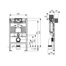 TECEprofil WC-Modul mit TECE-Spülkasten,...