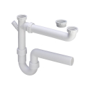 Viega Ablaufverbindung 79485 in G1 1/2 x 50mm x 90-310mm...