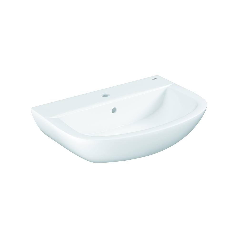 GROHE Waschtisch Bau Keramik 60 x 44 cm rund alpinwei&szlig;