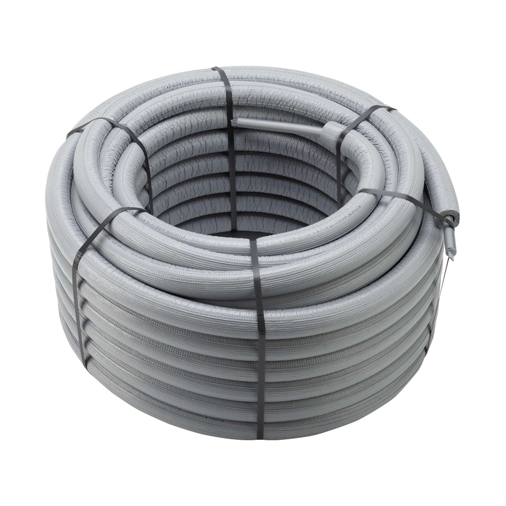 Viega Mehrschichtverbundrohr Raxofix 20 x 2,8 mm mit D&auml;mmung 13 mm, Ring 50 m 5302.4 (DVGW gepr&uuml;ft)