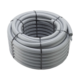 Viega Mehrschichtverbundrohr Raxofix 25 x 2,7 mm mit Dämmung 13 mm, Ring 25 m 5302.4 (DVGW geprüft)