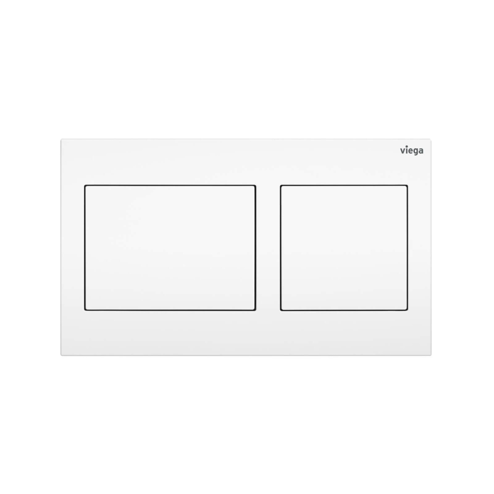 Viega WC-Ausstellungsplatte f&uuml;r Prevista, Visign for Style 21, Kunststoff, wei&szlig; alpin