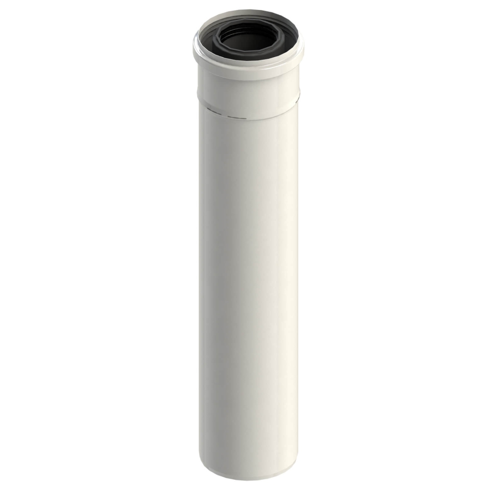 Abgasrohr L&auml;ngenelement, DN 60/100, 500 mm, konzentrisch