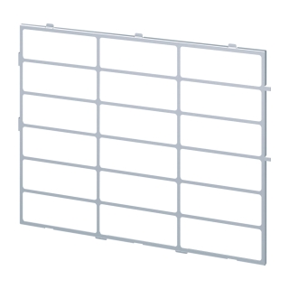 VIESSMANN Designverkleidung Schutzgitter silber