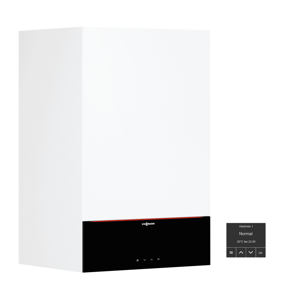 VIESSMANN Gas-Brennwert-Therme Vitodens 200-W, 19 kW, HMI 3,5"