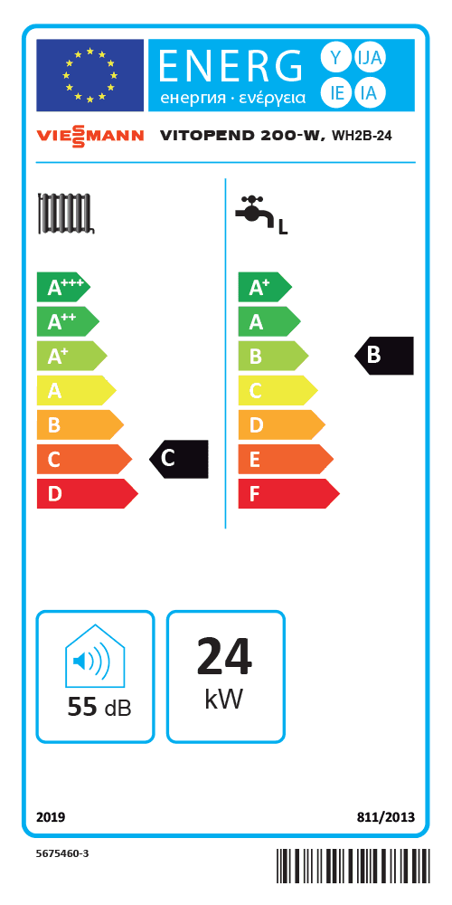 Energielabel-VIEWH2B24V100VAR