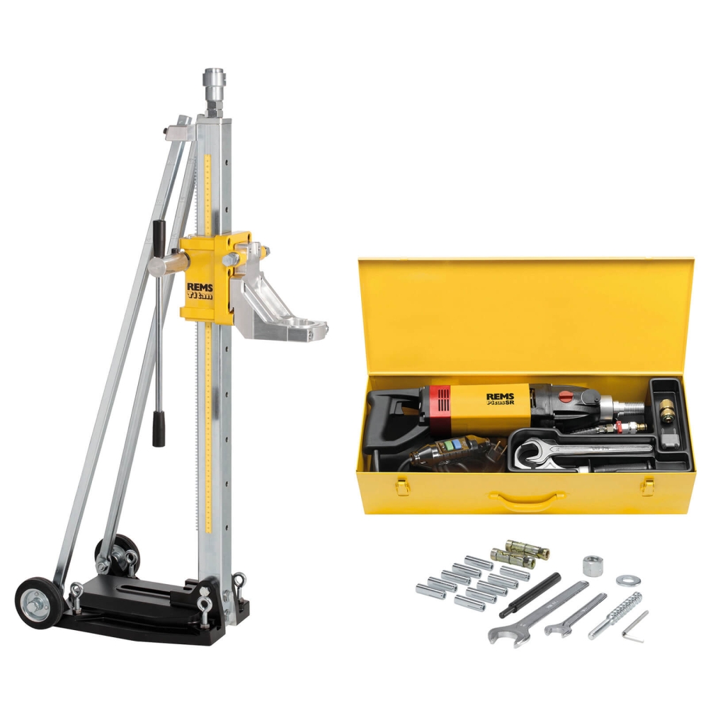 REMS Kernbohrmaschinenset Picus SR Titan Basic-Pack und Zubeh&ouml;r im Kasten