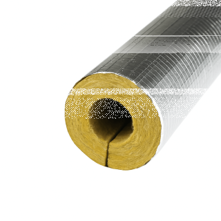 ROCKWOOL Heizungsrohrschale 800, Innendurchmesser 42 mm, Dämmdicke 20 mm, 1000 mm lang