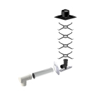 Grundpaket Schornstein, DN 80/125-DN 80, mit Kunststoff...