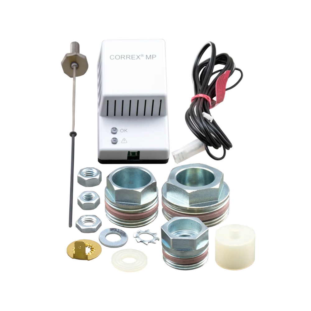 CORREX Fremdstrom-Set inkl. 1 x Potenziostat und 1 x Anode, f&uuml;r emaillierte Speicher bis 300 l