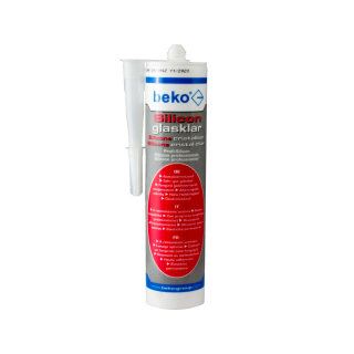 beko Silikon pro4, 310 ml, glasklar