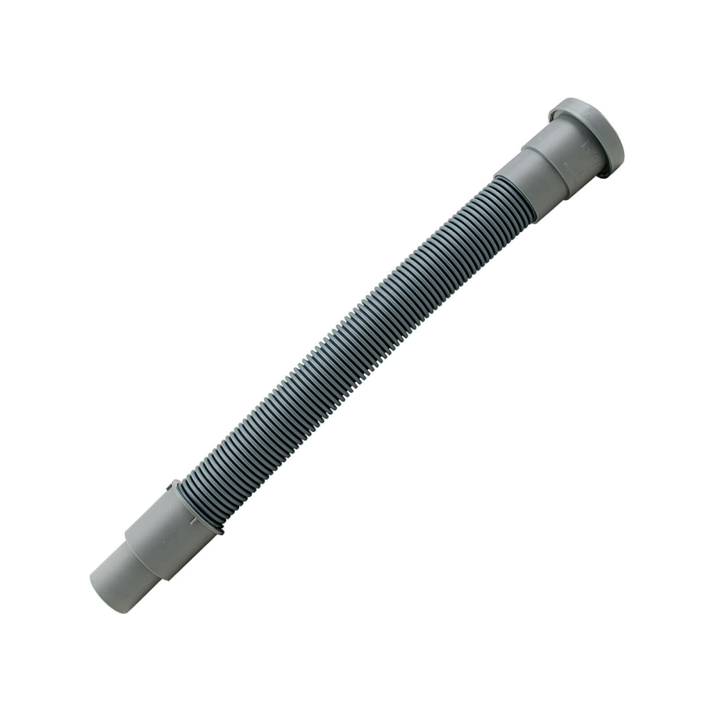 Otto Haas PP Anschlussschlauch DN 50, grau, flexibel, L&auml;nge 500 mm