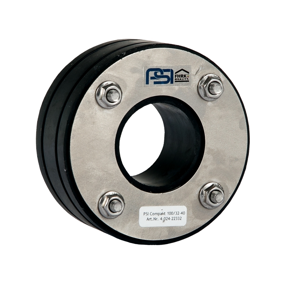 PSI Ringraumdichtung Mauerdurchf&uuml;hrung 100 mm, dr&uuml;ckendes Wasser, f&uuml;r Rohr 32 - 40 mm