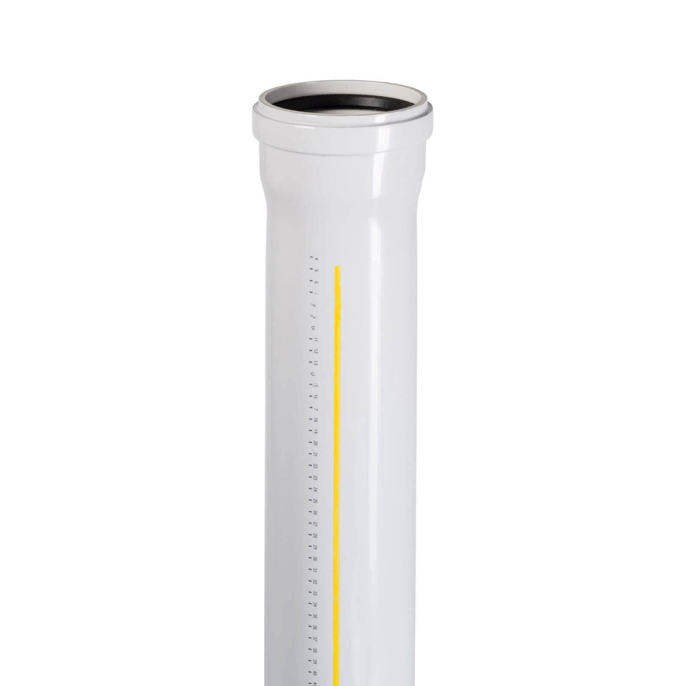 SKOLANsafe Rohr DN 58, 1000 mm mit einer Muffe