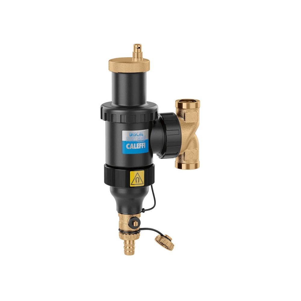 Caleffi DISCALDIRTMAG Mikroblasen-Schlammabscheider 1", DN 25, mit Magnet, aus Technopolymer