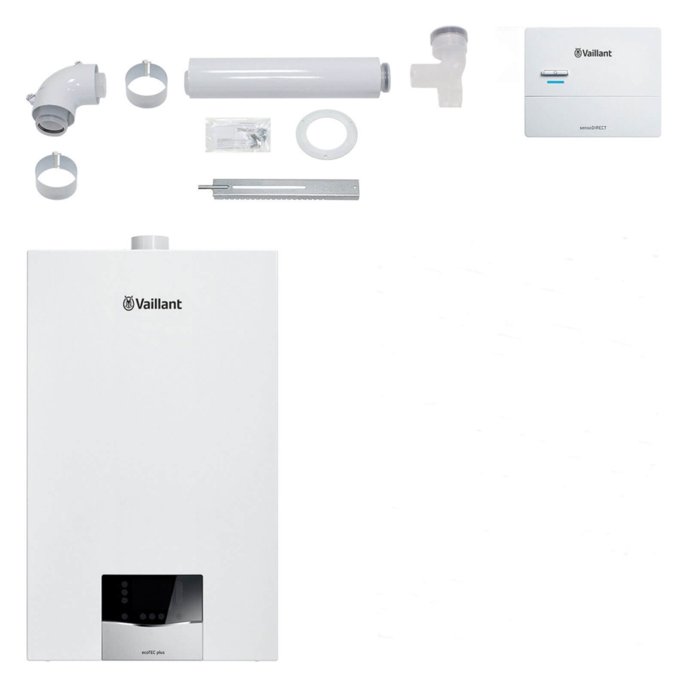 Vaillant Paket 1.643/2 ecoTEC plus VC 10CS/1-5, VRC 710, LAS flex.