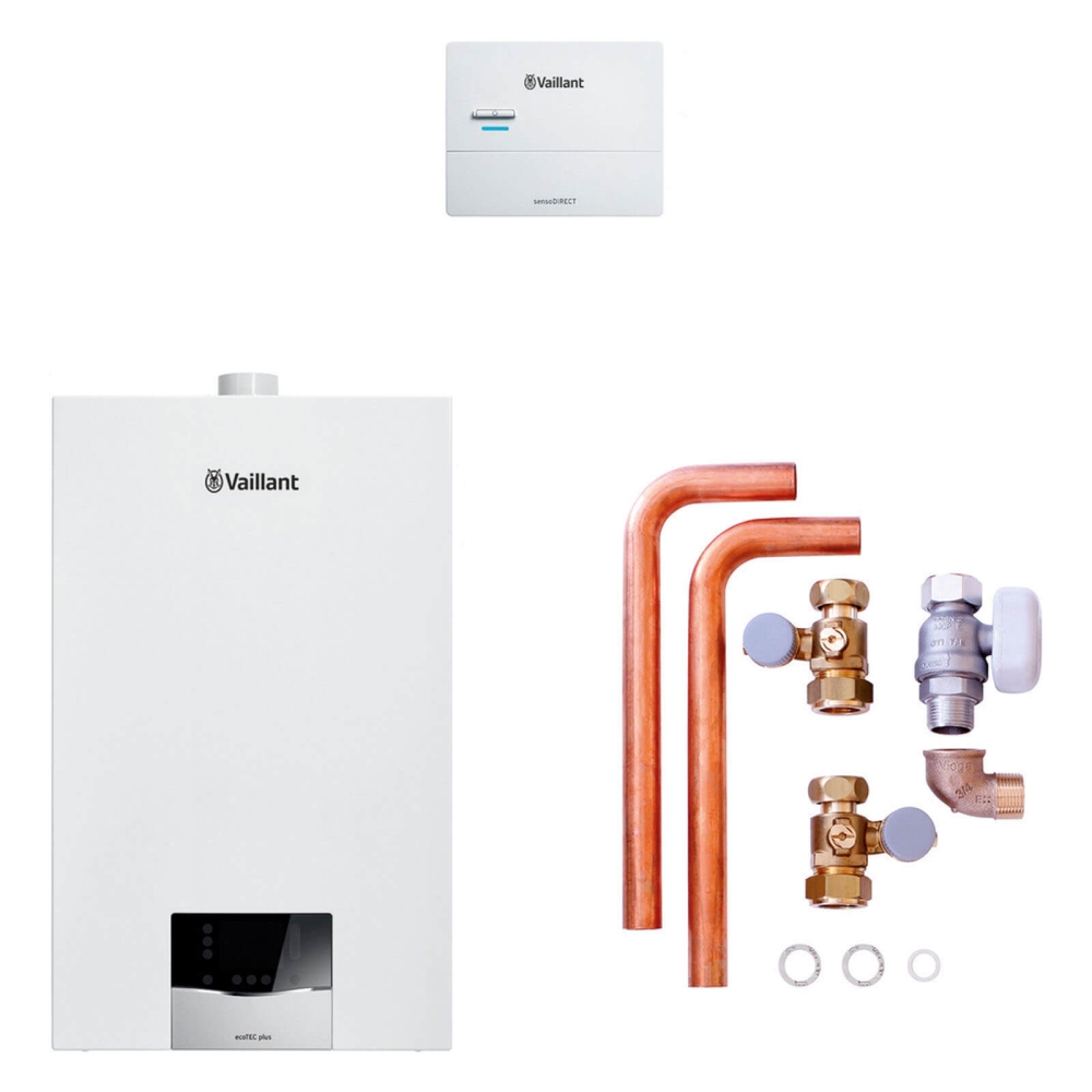 Vaillant Paket 1.670/2 ecoTEC plus VC 25CS/1-5, VRC 710, Anschlusszubeh&ouml;r