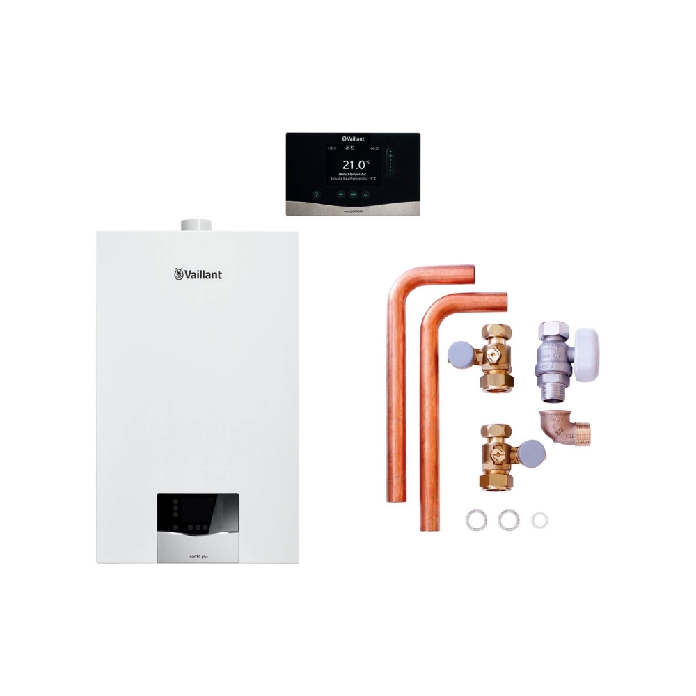 Vaillant Paket 1.734/2 ecoTEC plus VC 15CS/1-5, VRC 720/2, Anschlusszubeh&ouml;r
