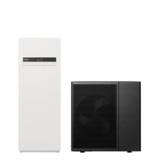 Panasonic Aquarea LT/HP Hydraulik-Splitwärmepumpe, 5 kW, Kombi-Hydromodul (185 l), Gen. L, 230 V