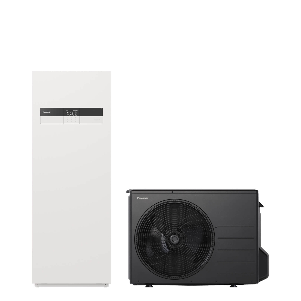 Panasonic Aquarea LT/HP Splitw&auml;rmepumpe, 3 kW, Kombi-Hydromodul (185 l), Gen. K, 230 V