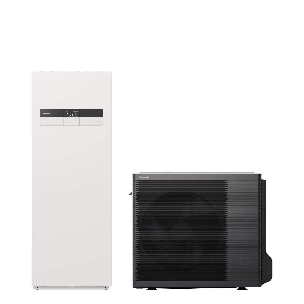 Panasonic Aquarea LT/HP Splitw&auml;rmepumpe, 9 kW, Kombi-Hydromodul (185 l), Gen. K, 230 V