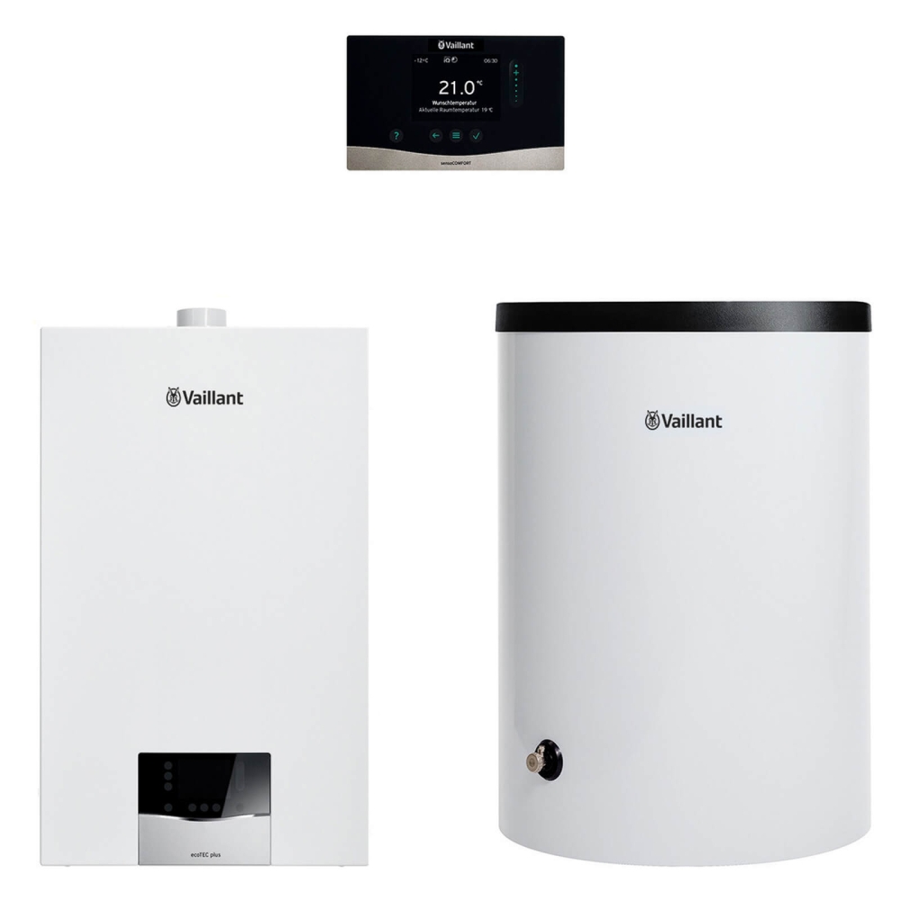 Vaillant Paket 1.722/3 ecoTEC plus VC 20CS/1-5, VRC 720/3, VIH R 150/6B