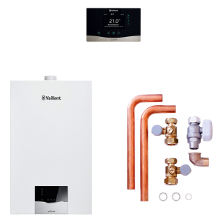 Vaillant Paket 1.737/3 ecoTEC plus VC 30CS/1-5, VRC 720/3, Anschlusszubehör