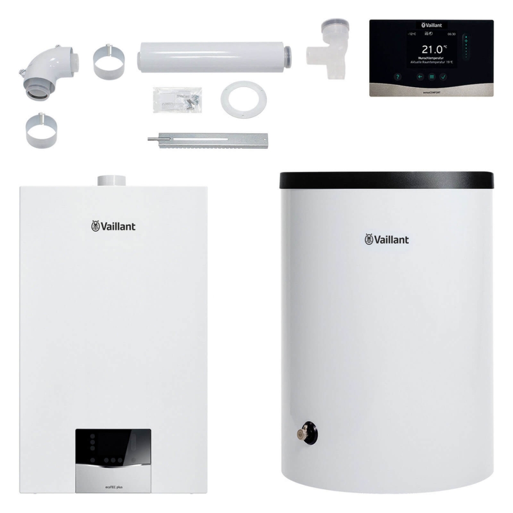 Vaillant Paket 1.11/2 ecoTEC plus VC 10CS/1-5, VRC 720/3, VIH R 120,LAS flex.