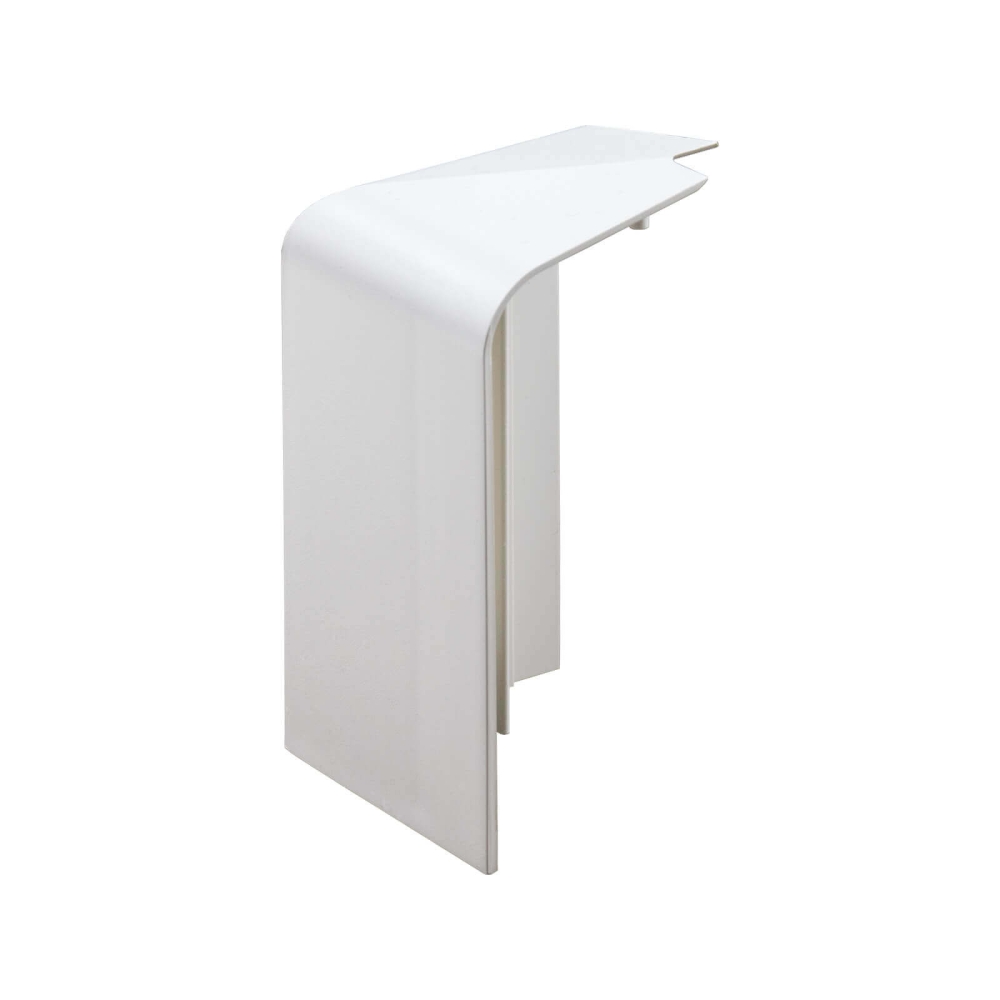 HZ Aussenecke SLF 80 -100  f&uuml;r HZ-Sockelleiste, wei&szlig;