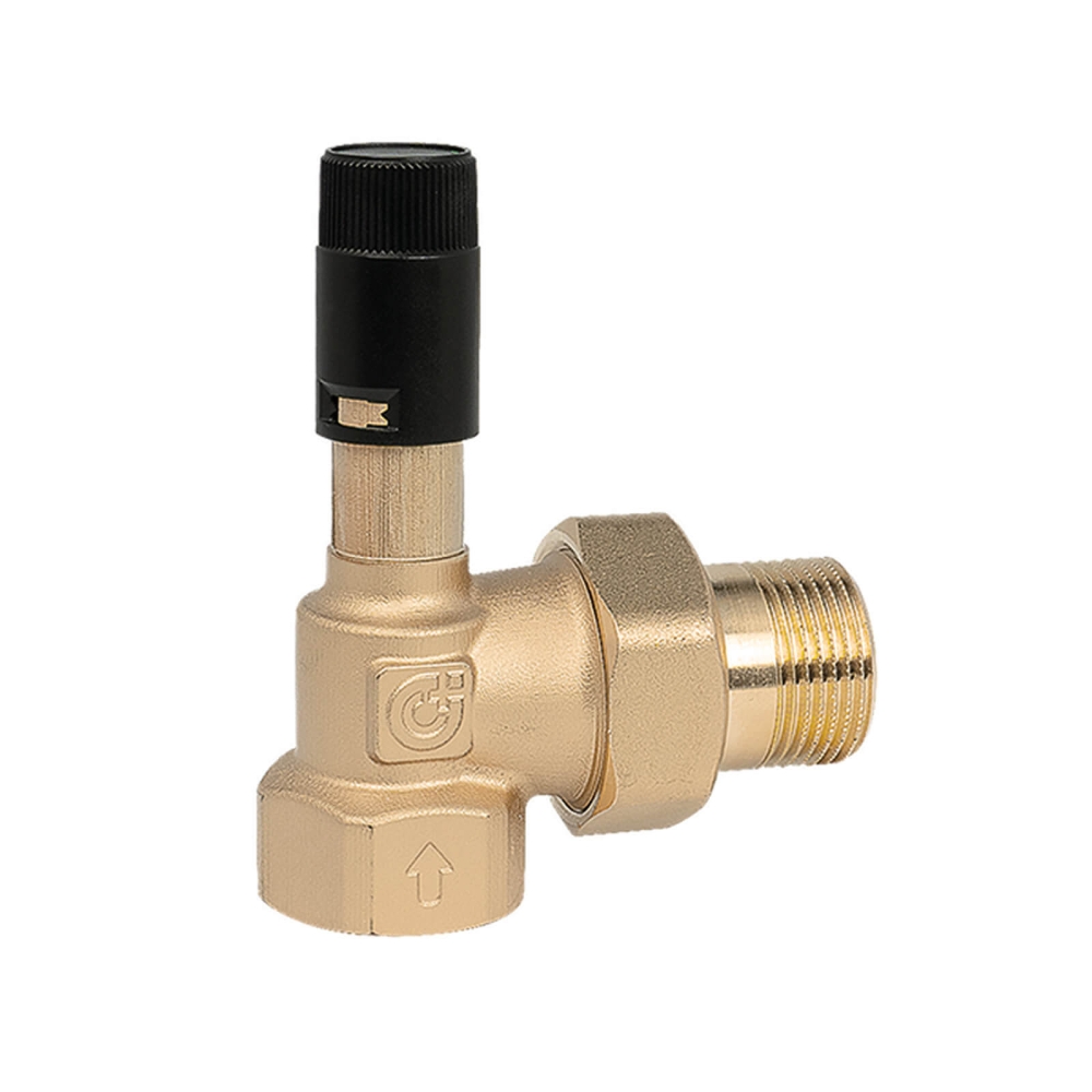 Caleffi Differenzdruck-&Uuml;berstr&ouml;mventil 3/4", DN 20, Eck mit AG