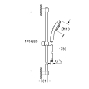 Grohe Brausestangenset Tempesta 110 27598_3 600mm 2...