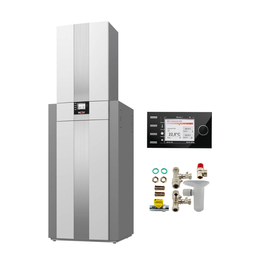 WOLF Gas-Brennwert-Zentrale CGS-2-20/150R, 20 kW, BM-2, Aufputz