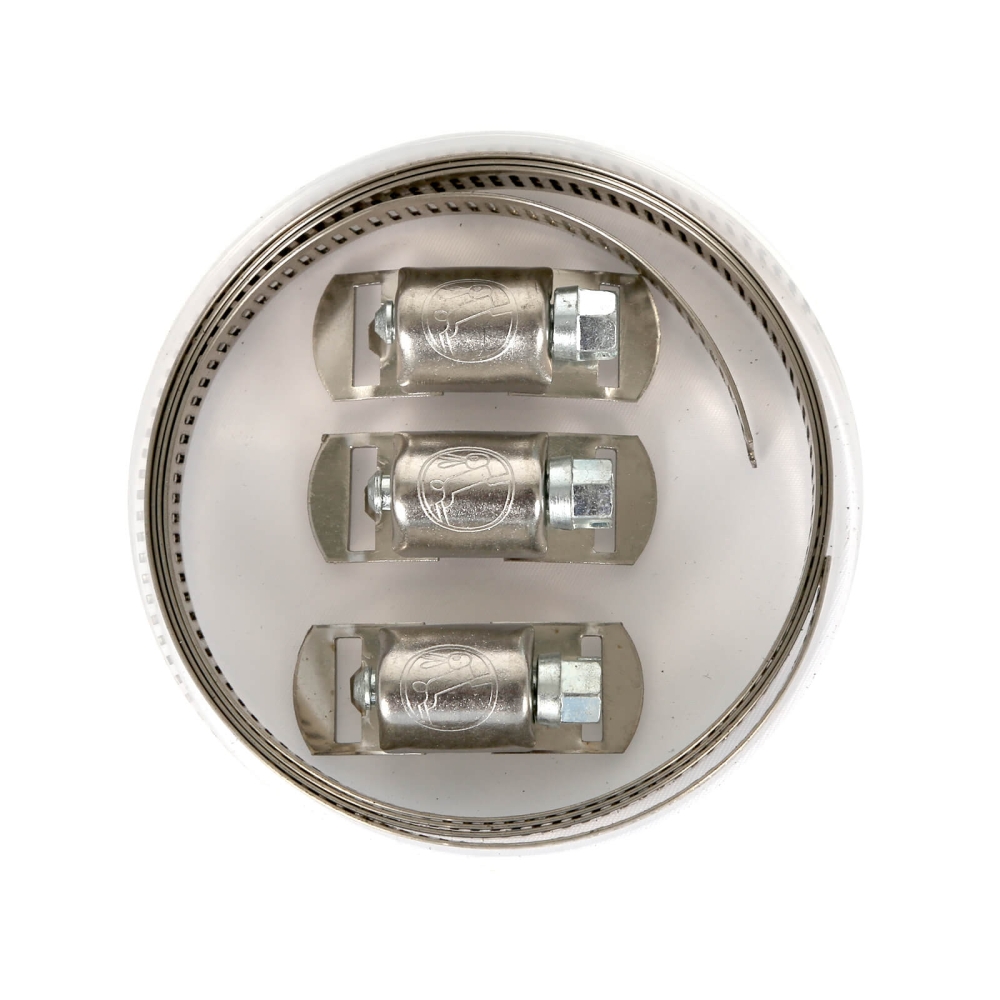 Otto Haas Schlauchschelle 12,7 mm, 1 Meter L&auml;nge, mit 3 Schl&ouml;ssern, W2