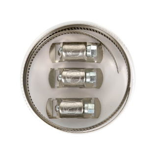 Otto Haas Schlauchschelle 12,7 mm, 1 Meter Länge, mit 3 Schlössern, W2