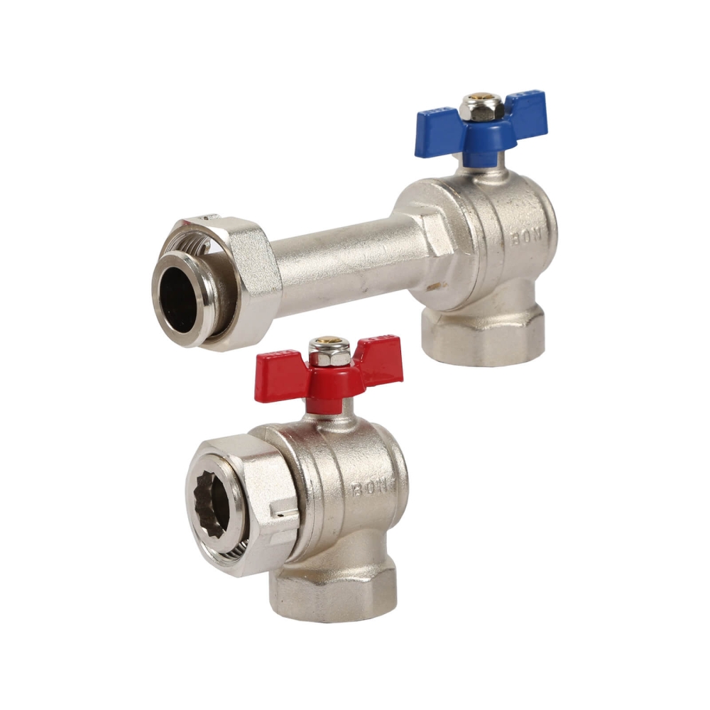 ZEWOTHERM Eck-verteiler-Anschluss-Set 1" IG x &Uuml;M