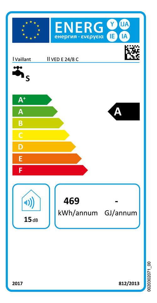 Energielabel-VEDE24C