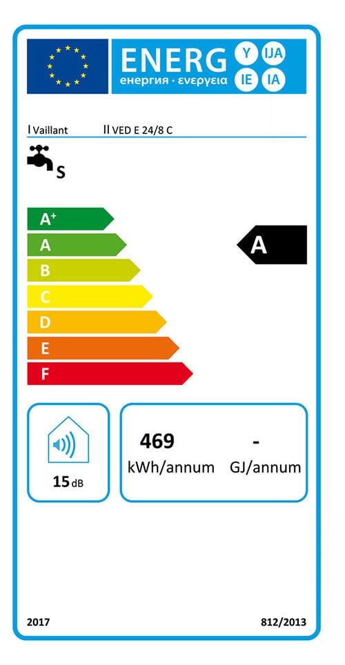 Energielabel-VEDE24C