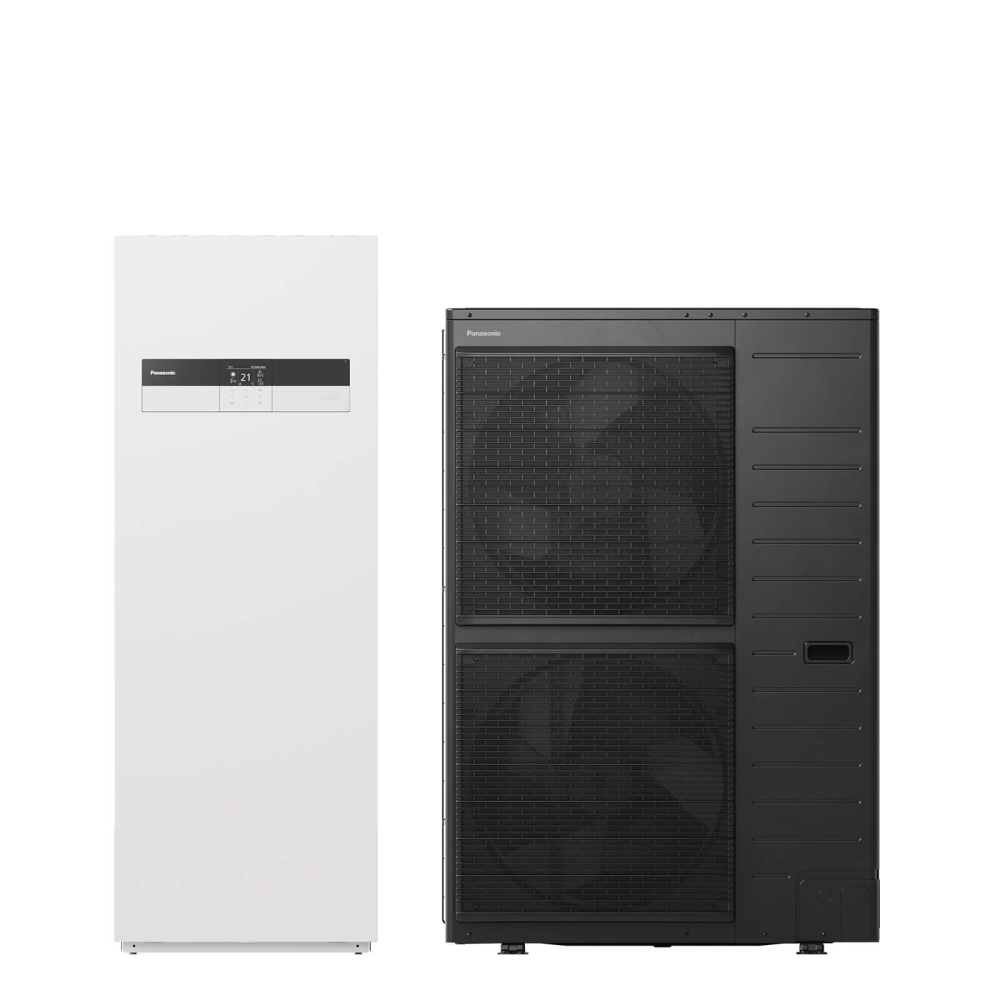 Panasonic Aquarea T-CAP Splitw&auml;rmepumpe, 16 kW, Kombi-Hydromodul (185 l), Gen. K, 400 V