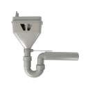 Otto Haas Multitri mit Siphon DN 50 und Befestigung,...