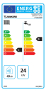 BOSCH/Junkers Gas-Heizwertkombitherme CerastarComfort ZWR 24-7 KE 23 Erdgas E/H, mit CR 100, ohne Anschlüsse, mit Alu-Abgassystem DN 130