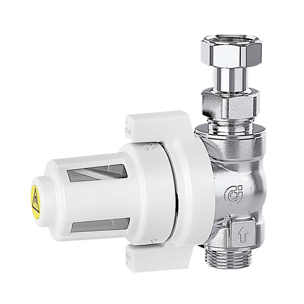 Caleffi DIRTMAGXS Schmutzf&auml;nger 3/4", DN 20, mit Magnet, aus Messing, Durchgang