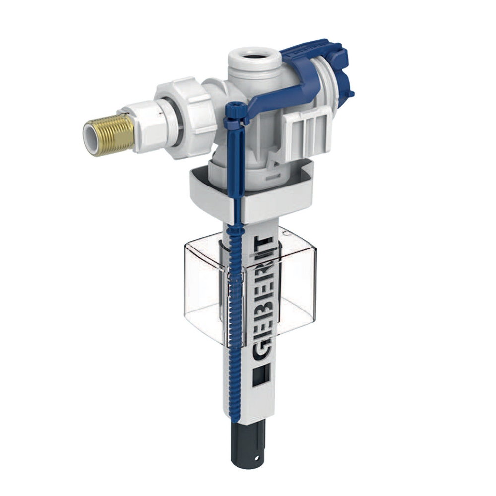 GEBERIT Typ 383 F&uuml;llventil, Wasseranschluss seitlich 3/8", Nippel aus Messing, f&uuml;r UP-SPK