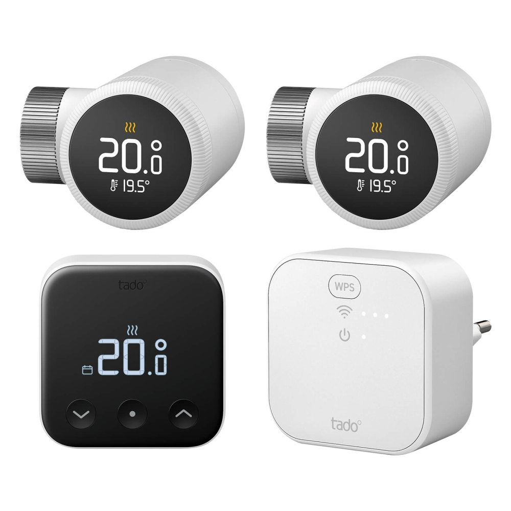Panasonic tado&deg; Starter Kit (1x Thermostat X, 2x HK-Thermostat X, 1x Bridge X)