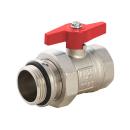 Heizkreisverteiler-Kugelhahn Durchgang, Messing...