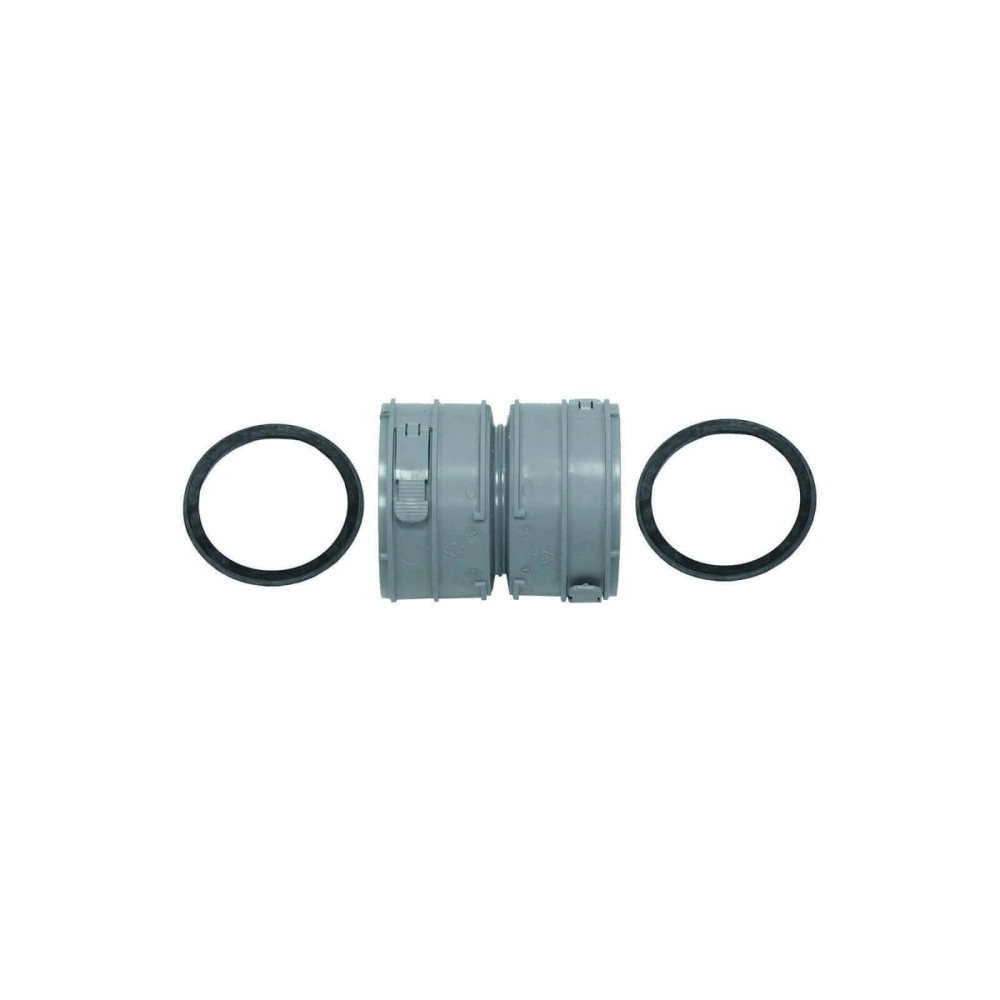 Vaillant Set 3 Verbindungsst&uuml;ck Brennw. f&uuml;r flexible Abgasleitung DN 80, PP