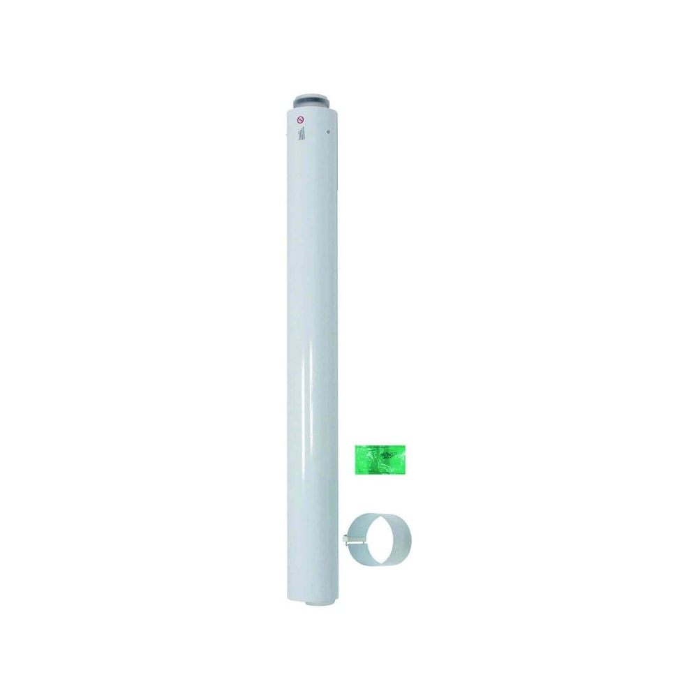 Vaillant Verl&auml;ngerungsrohr Brennwert Luft-/Abgasf&uuml;hrung, PP, 60/100, 1,0 m