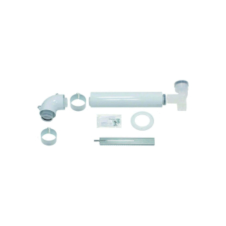 Vaillant Basis-Anschluss-Set Brennwert 60/100 PP an Abgasl. DN 80 im Schacht
